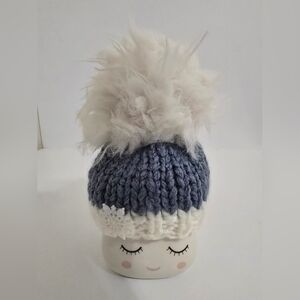 Winter Marshmallow Mug Hat